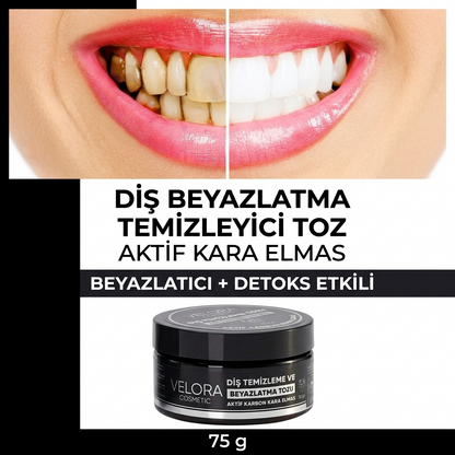 Velora Karbon Diş Beyazlatma Tozu