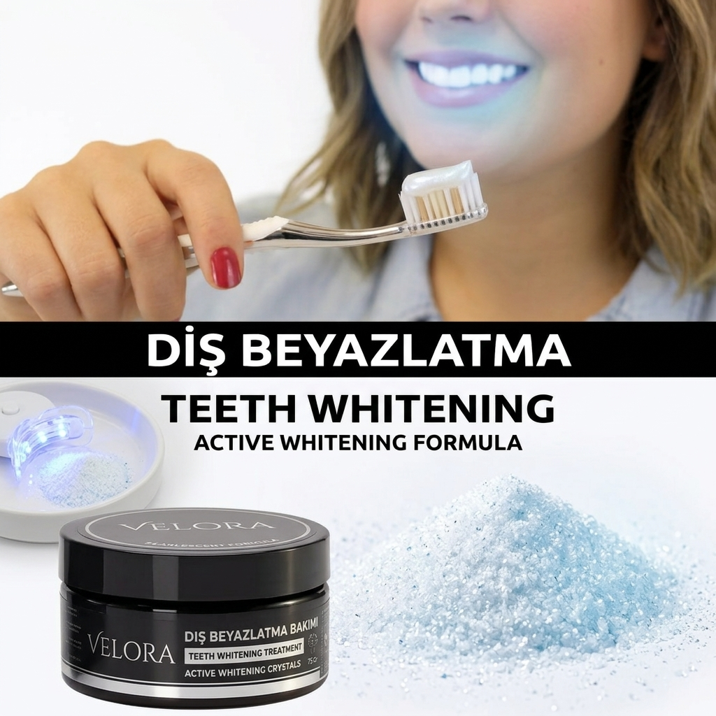 Velora Karbon Diş Beyazlatma Tozu