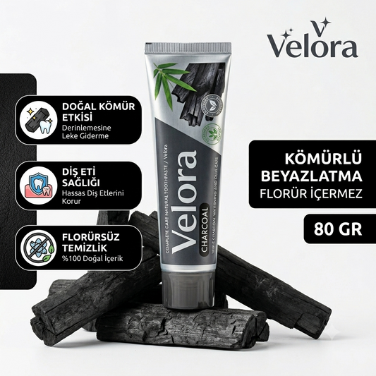 Velora Karbon Diş Macunu